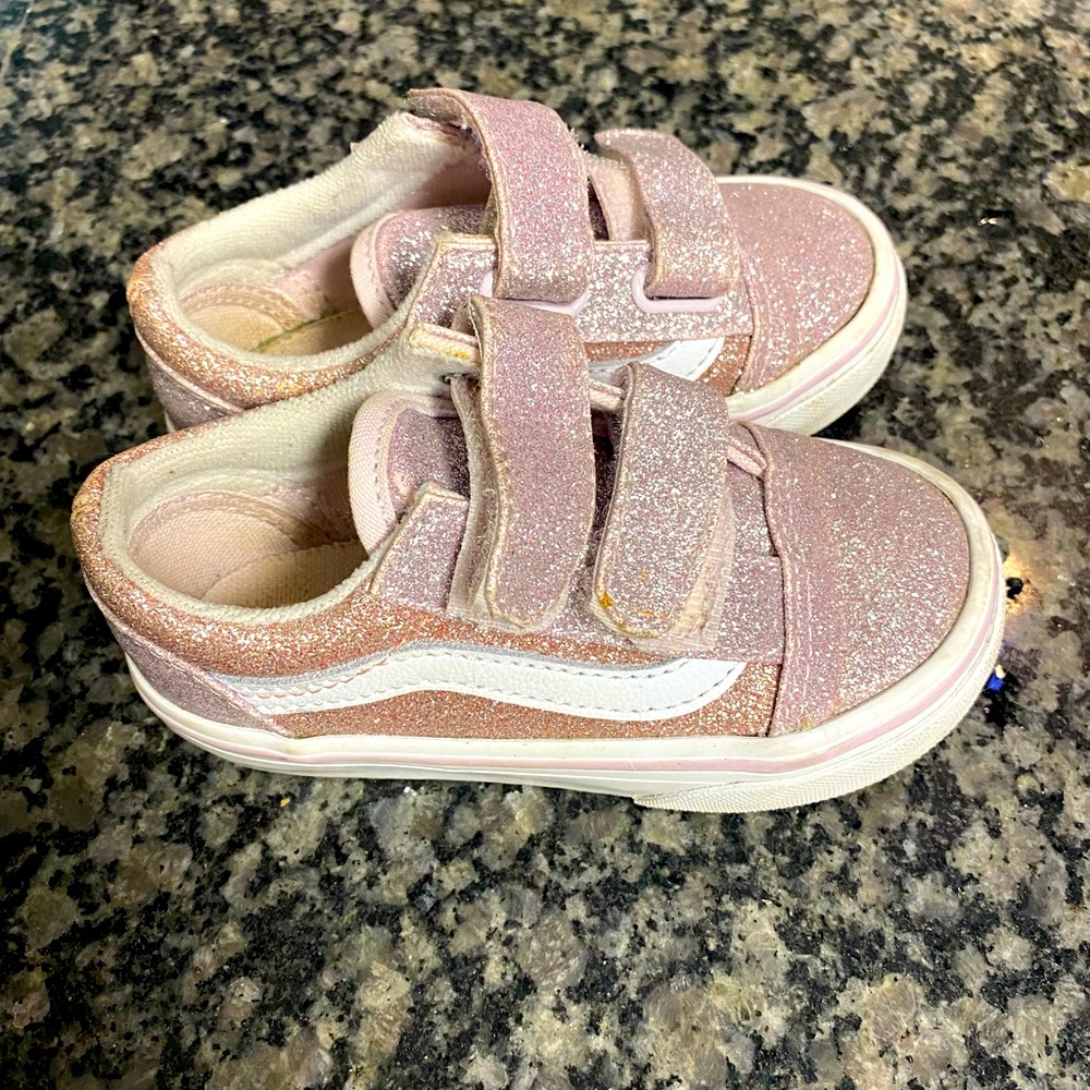 Girls Vans.  7 toddler